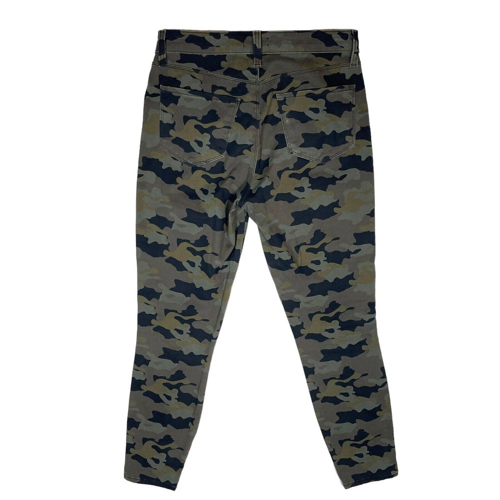 L'Agence Jeans Women's Size 25 Margot High Rise Skinny Camo Stone Tuxedo Stripe - Picture 3 of 9